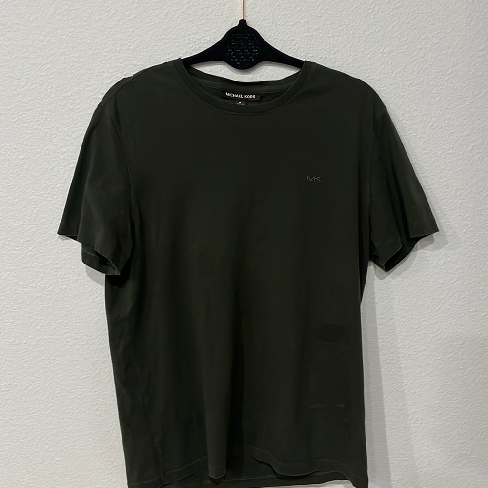 Michael kors shirt color green size M